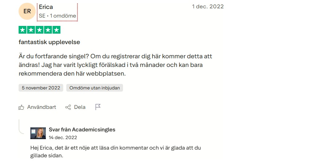 Positiv Academic Singles recension 3