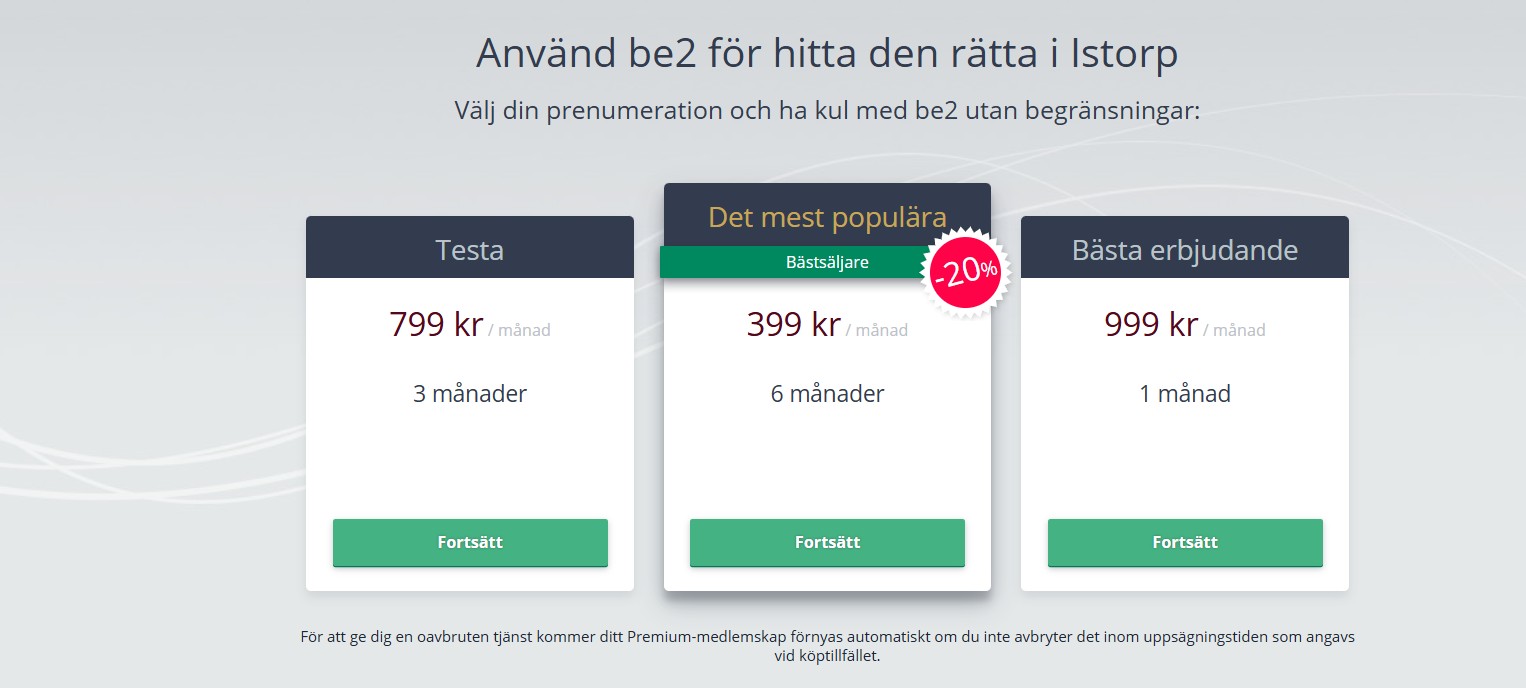 premium be2 1