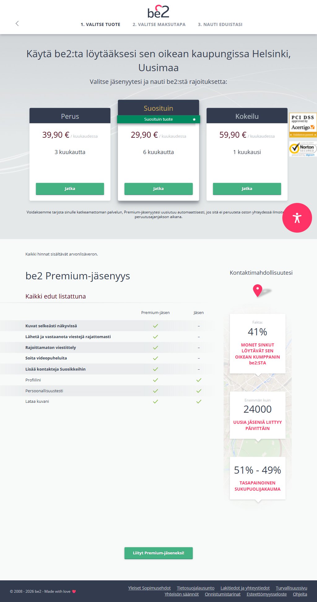 premium be2 1